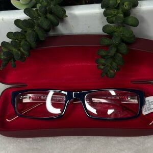 Ray-Ban RB 5246 5088 Blue Red Eyeglasses 
Frames 50-16 135 including case.